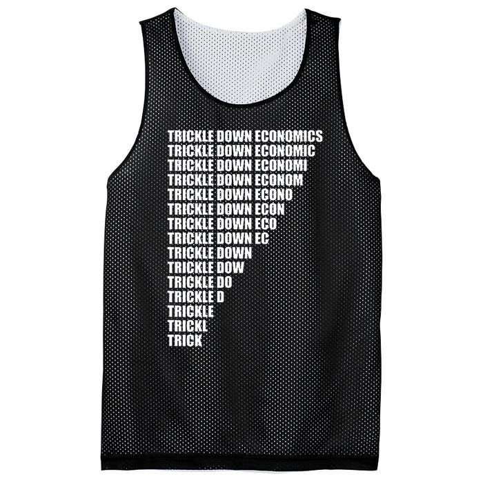 Trickle Down Economics Mesh Reversible Basketball Jersey Tank