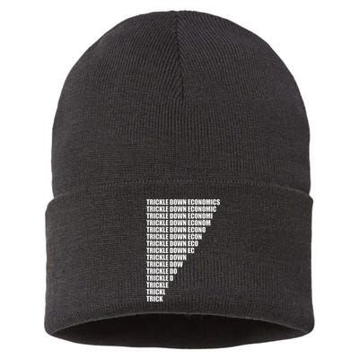 Trickle Down Economics Sustainable Knit Beanie