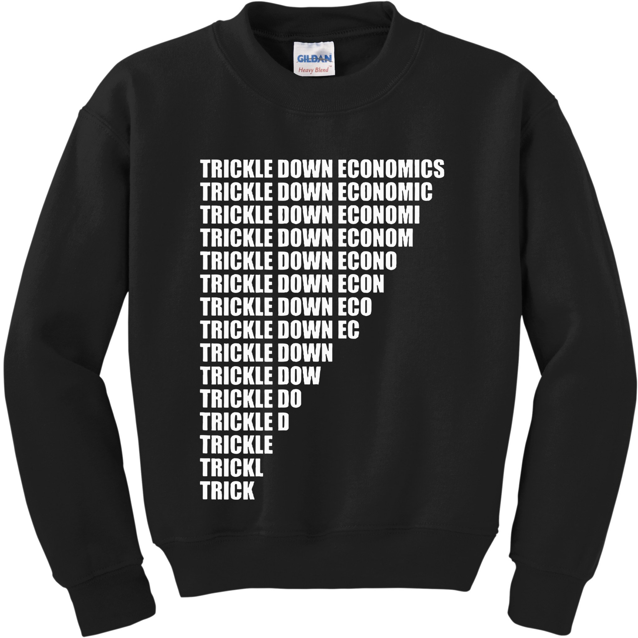 Trickle Down Economics Kids Sweatshirt
