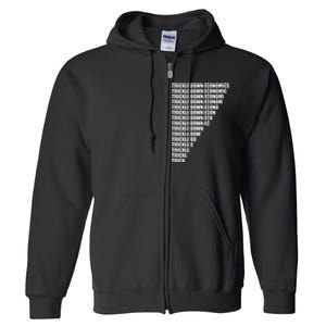 Trickle Down Economics Full Zip Hoodie