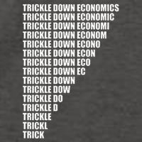 Trickle Down Economics Vector Backpack