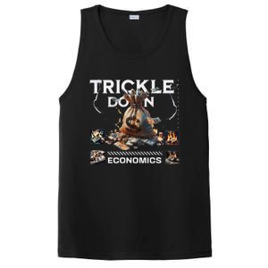 Trickle Down Economics Is A Trick Funny Economic Sarcastic PosiCharge Competitor Tank