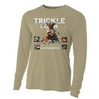 Trickle Down Economics Is A Trick Funny Economic Sarcastic Cooling Performance Long Sleeve Crew