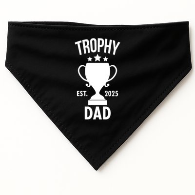 Trophy Dad Est 2025 USA-Made Doggie Bandana