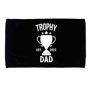 Trophy Dad Est 2025 Microfiber Hand Towel