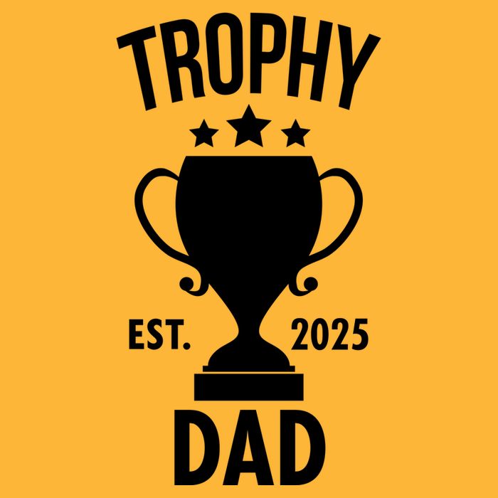 Trophy Dad Est 2025 Premium T-Shirt