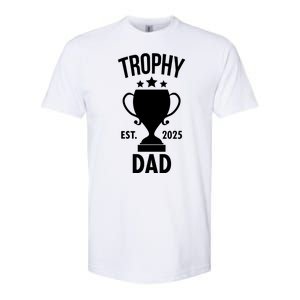 Trophy Dad Est 2025 Softstyle CVC T-Shirt