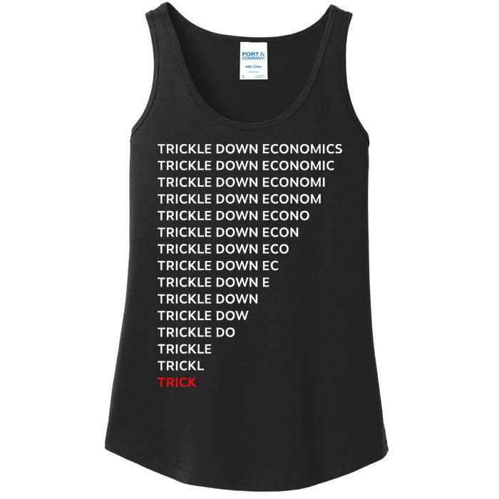 Trickle Down Economics Trick Ladies Essential Tank