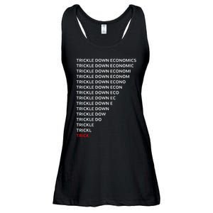 Trickle Down Economics Trick Ladies Essential Flowy Tank