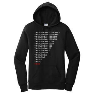 Trickle Down Economics Trick Women's Pullover Hoodie