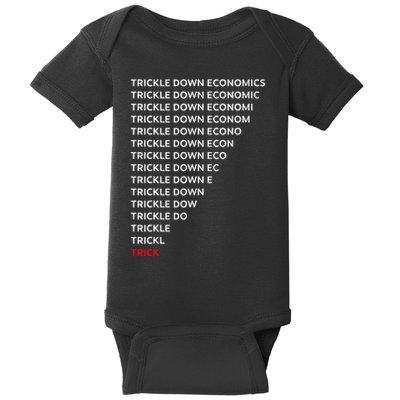 Trickle Down Economics Trick Baby Bodysuit