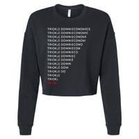 Trickle Down Economics Trick Cropped Pullover Crew