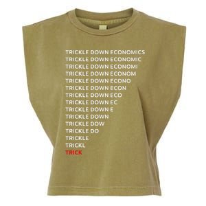 Trickle Down Economics Trick Garment-Dyed Women's Muscle Tee