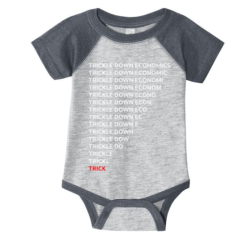 Trickle Down Economics Trick Infant Baby Jersey Bodysuit