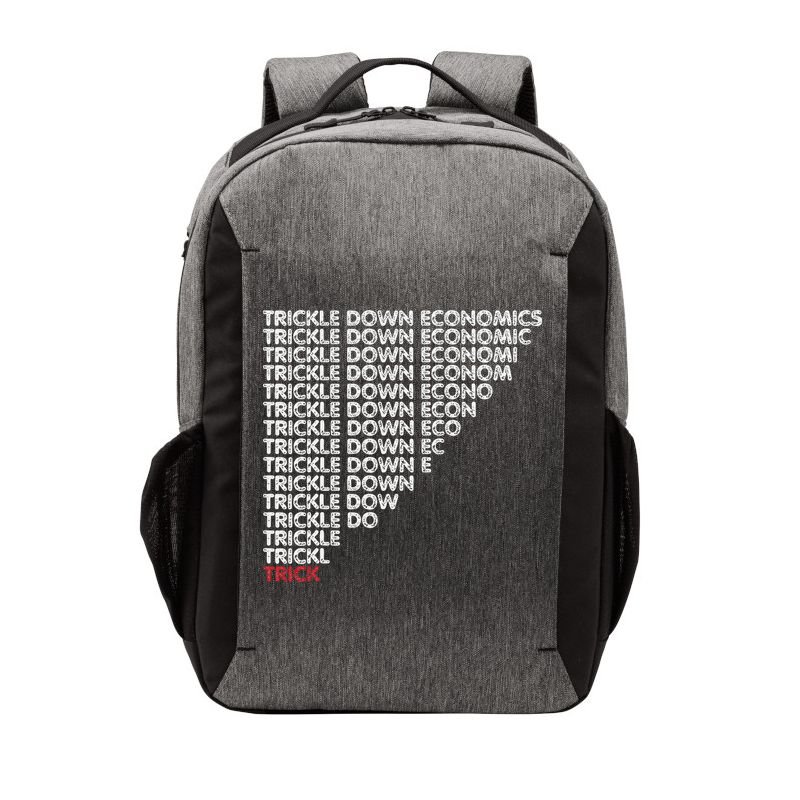 Trickle Down Economics Trick Funny Economic Sarcastic Humor Vector Backpack