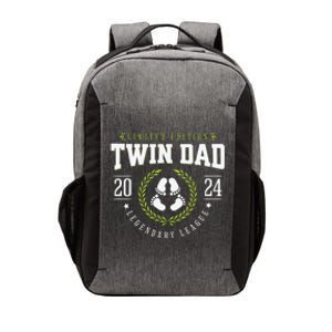 Twin Dad Est 2024 Twin Dad To Be Gifts New Daddy Viii Vector Backpack