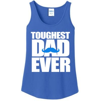 Toughest Dad Ever Great Gift Ladies Essential Tank