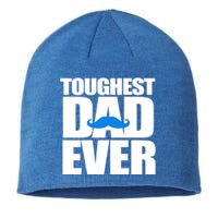 Toughest Dad Ever Great Gift Sustainable Beanie