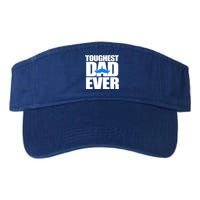 Toughest Dad Ever Great Gift Valucap Bio-Washed Visor