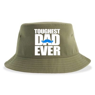 Toughest Dad Ever Great Gift Sustainable Bucket Hat