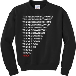 Trickle Down Economics Kids Sweatshirt