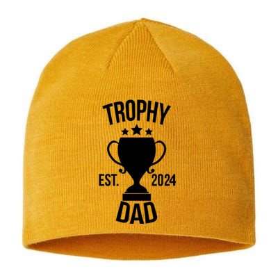 Trophy Dad Est 2024 Sustainable Beanie