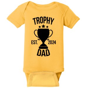 Trophy Dad Est 2024 Baby Bodysuit