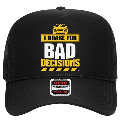 Teacher Driving Education Fun Quote I Brake For Bad Hat