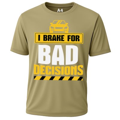 Teacher Driving Education Fun Quote I Brake For Bad Cooling Performance Crew T-Shirt