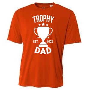 Trophy Dad Est 2025 Cooling Performance Crew T-Shirt