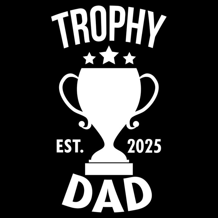 Trophy Dad Est 2025 Flexfit Unipanel Trucker Cap