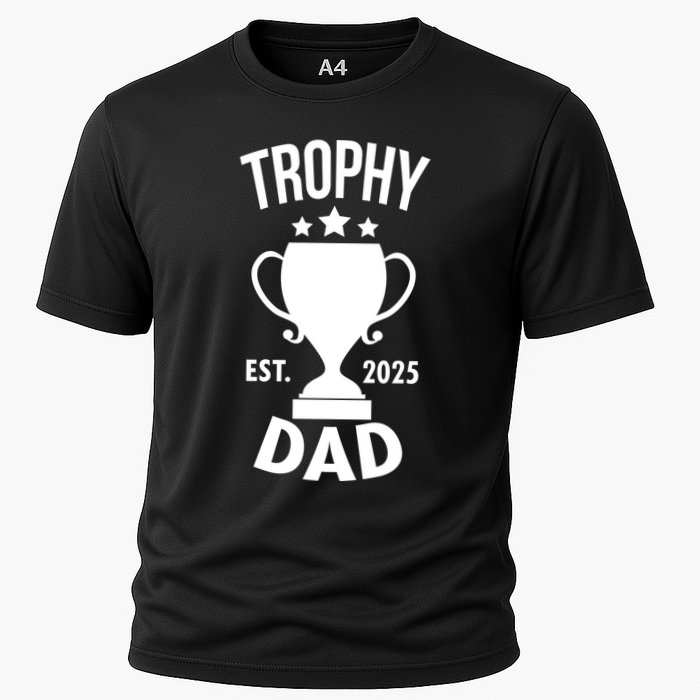 Trophy Dad Est 2025 Cooling Performance Crew T-Shirt