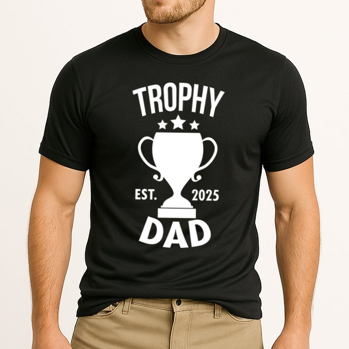 Trophy Dad Est 2025 Cooling Performance Crew T-Shirt