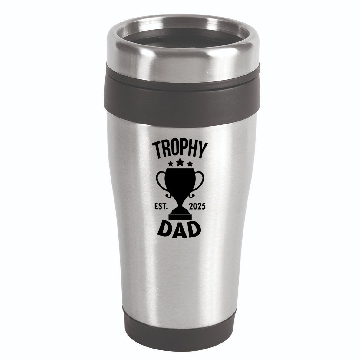Trophy Dad Est 2025 16oz Travel Tumbler