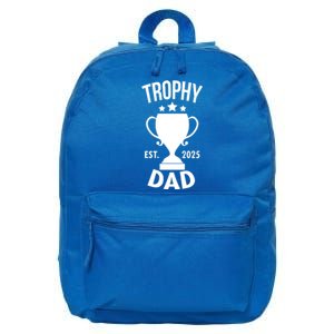 Trophy Dad Est 2025 16 in Basic Backpack