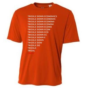 Trickle Down Economics Trick Cooling Performance Crew T-Shirt