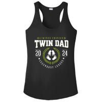 Twin Dad Est 2024 Twin Dad To Be Gifts New Daddy Viii Ladies PosiCharge Competitor Racerback Tank