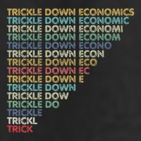 Trickle Down Economics Trick 7 Panel Mesh Trucker Snapback Hat