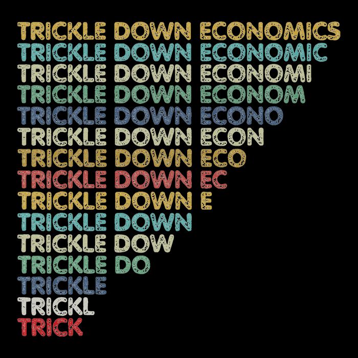 Trickle Down Economics Trick Cooling Performance Crew T-Shirt