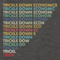 Trickle Down Economics Trick Vector Backpack