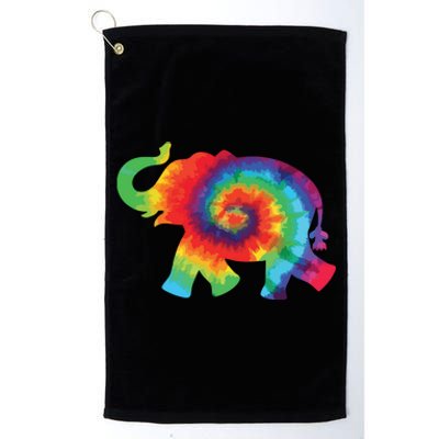 Tie Dye Elephant Tie Dyed Save Platinum Collection Golf Towel