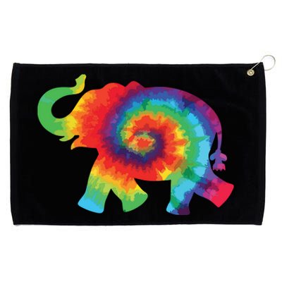 Tie Dye Elephant Tie Dyed Save Grommeted Golf Towel