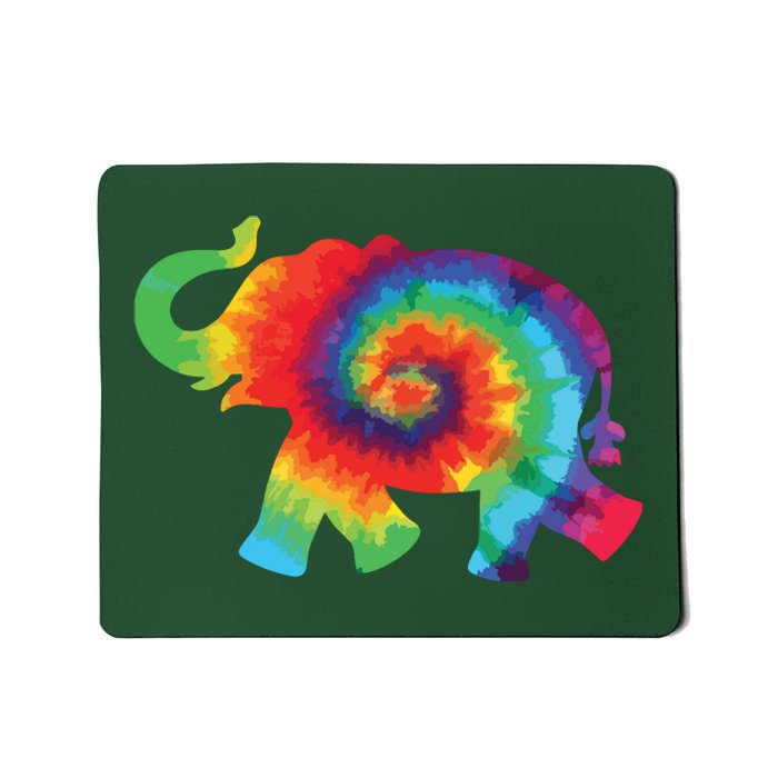 Tie Dye Elephant Tie Dyed Save Mousepad