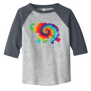 Tie Dye Elephant Tie Dyed Save Toddler Fine Jersey T-Shirt