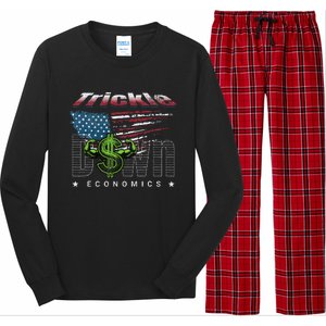 Trickle Down Economics Is A Trick Long Sleeve Pajama Set