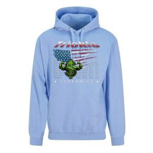 Trickle Down Economics Is A Trick Unisex Surf Hoodie