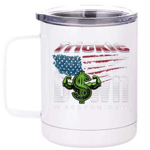 Trickle Down Economics Is A Trick 12 oz Stainless Steel Tumbler Cup