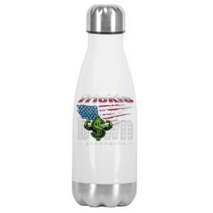 Trickle Down Economics Is A Trick Stainless Steel Insulated Water Bottle