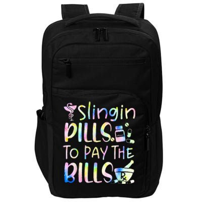 Tie Dye Educated Drug Dealer Humor Pharmacist Pills Medicine Impact Tech Backpack