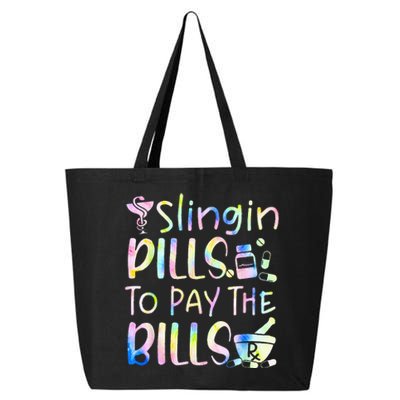 Tie Dye Educated Drug Dealer Humor Pharmacist Pills Medicine 25L Jumbo Tote